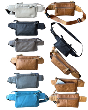 Fanny waist pack sling bag BK, BN,CM,GRY,LBLUE LBN