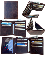 Buffalo hunter Bi-Fold WALLET RFID PROTECTION